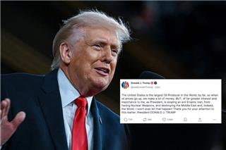 Tραμπ: Οι ΗΠΑ κερδίζουν από το πετρέλαιο, αλλά δεν θα αφήσω το Ιράν να αποκτήσει πυρηνικά