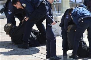 Χαμός με την Ελένη Λουκά στην κηδεία της Μαρινέλλας – Την πήραν σηκωτή