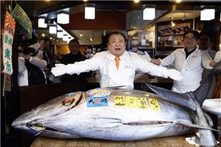 Τόνος πουλήθηκε σε τιμή ρεκόρ 2,7 εκατ. ευρώ στο Τόκιο - Δείτε φωτογραφίες