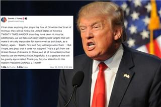 Τραμπ για Στενά του Ορμούζ: «Αν το Ιράν μπλοκάρει το πετρέλαιο, θα το πλήξουμε 20 φορές σκληρότερα»