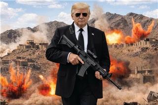 Η ανάρτηση Τραμπ με το όπλο στο χέρι: «Τέρμα ο καλός κύριος!»