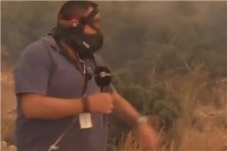 Βοιωτία: Εκκληση παρουσιάστριας της ΕΡΤ σε δημοσιογράφο - «Κινδυνεύετε, Θοδωρή, φύγετε!»