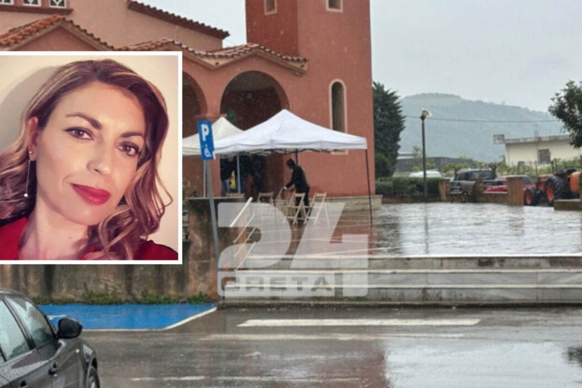 Θρήνος στην κηδεία της 43χρονης Ελευθερίας Γιακουμάκη