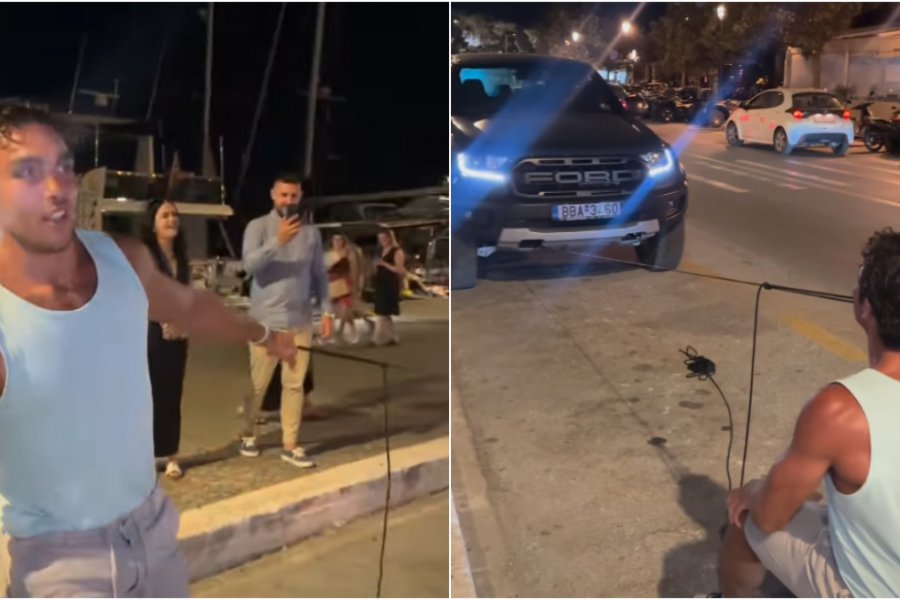 Ο Γιώργος Πολύχρος του Survivor τράβηξε αμάξι 2,5 τόνων με τα δόντια του, δείτε βίντεο