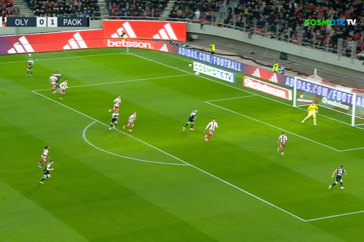 Ολυμπιακός ‑ ΠΑΟΚ 0‑2: «Αλωσε» το Καραϊσκάκη και προκρίθηκε στα ημιτελικά