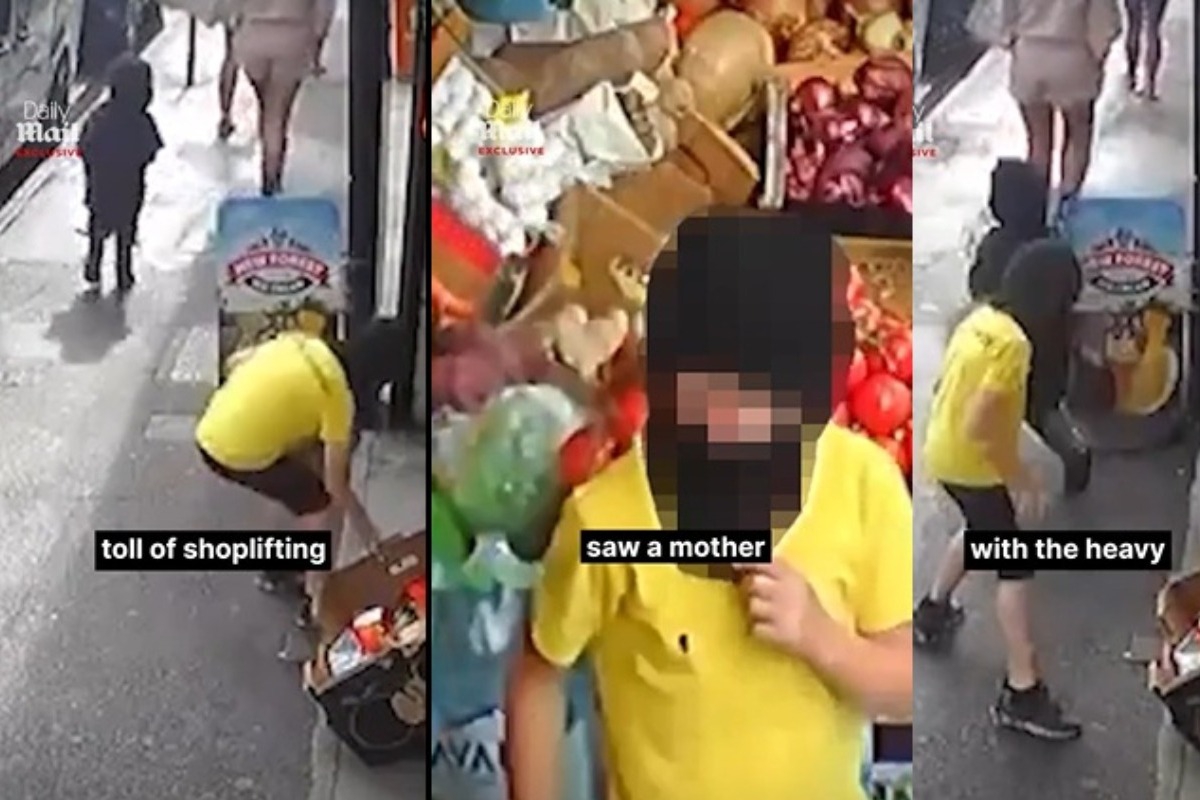 Παιδιά 5 ετών κλέβουν με μπαλακλάβες – οι γονείς τα περιμένουν έξω από κατάστημα
