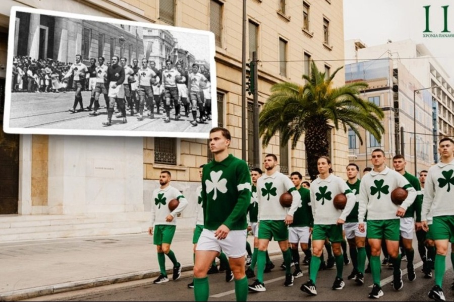 Ανατριχιαστικό βίντεο για τα γενέθλια του Παναθηναϊκού: Η Κ19 αναπαράστησε την ιστορική παρέλαση στην Πανεπιστημίου