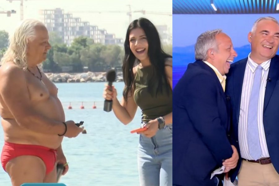 Ποιος λουόμενος έγινε viral στον ΣΚΑΙ με τις ατάκες του για τον λαγοκέφαλο και τη βενζίνη;