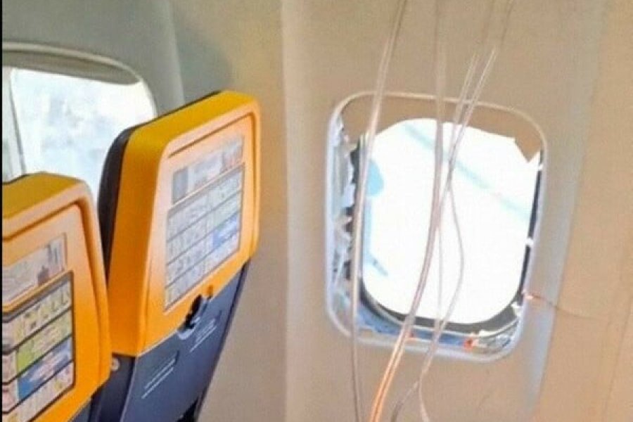 Ryanair: Τι αποκάλυψε ο CEO για το ατύχημα με το σπασμένο παράθυρο στην πτήση από Θεσσαλονίκη