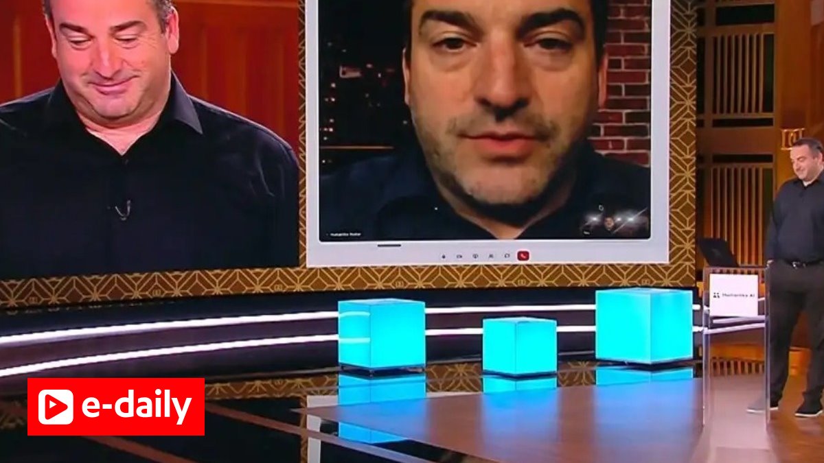 Dragons` Den: Ο Χάρης Βαφειάς συνομίλησε με το ΑΙ ολόγραμμά του