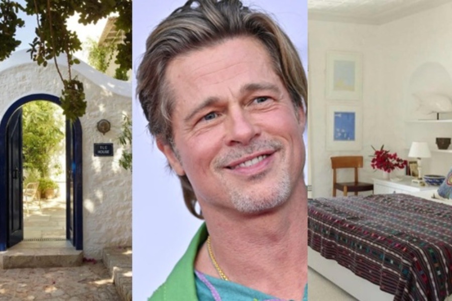 Το επιβλητικό αρχοντικό όπου διαμένει ο Μπραντ Πιτ στην Ύδρα