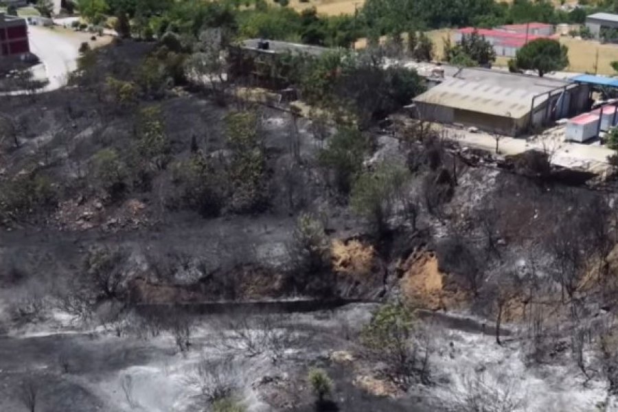 Θεσσαλονίκη: Συγκλονιστικό βίντεο ‑ drone από τις καμένες εκτάσεις σε Ωραιόκαστρο και Φιλοθέη