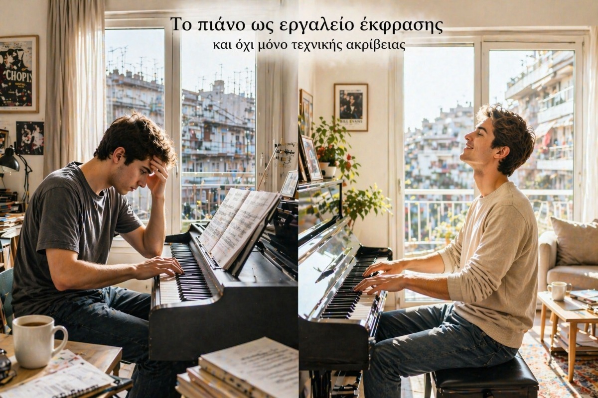 Το πιάνο ως εργαλείο έκφρασης και όχι μόνο τεχνικής ακρίβειας