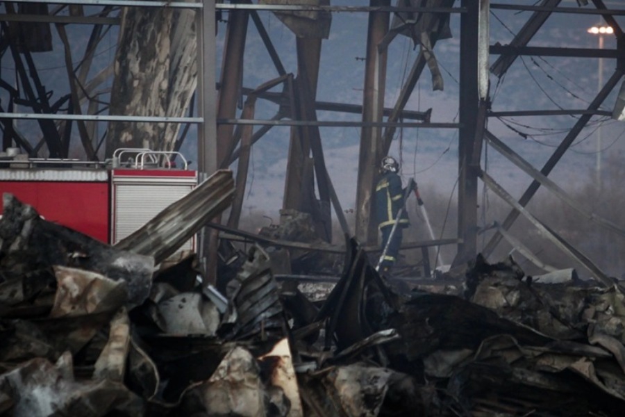 Τρύπες σε σωλήνες προπανίου εντοπίστηκαν στο υπόγειο του εργοστασίου Βιολάντα