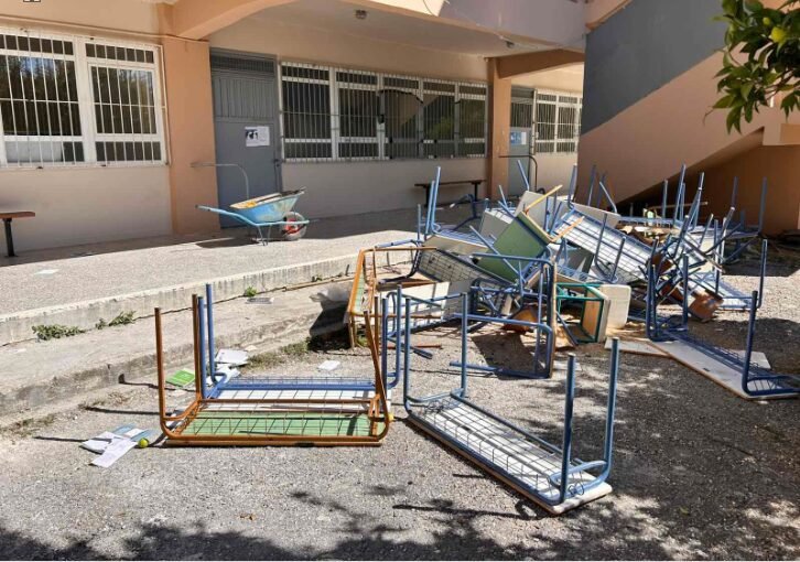Ζημιές σε ΕΠΑΛ της Καλαμάτας