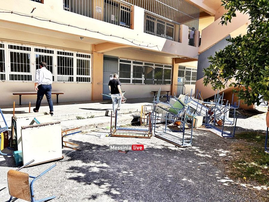 Ζημιές σε ΕΠΑΛ της Καλαμάτας