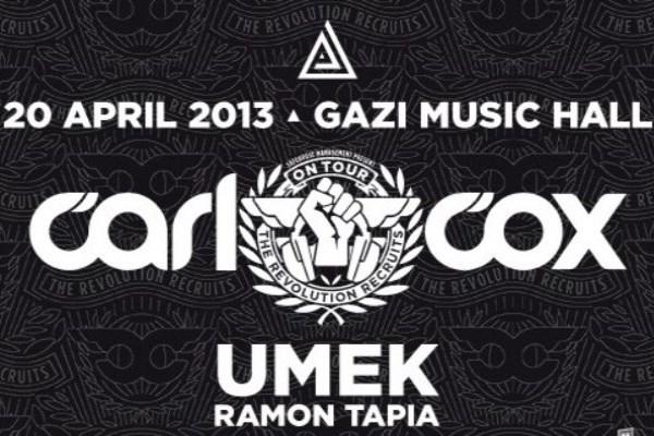 Carl Cox ‑ UMEK ‑ Ramon Tapia: το party της χρονιάς