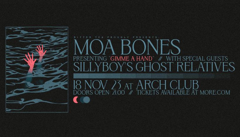 Moa Bones presenting `Gimme A Hand` at Arch Club