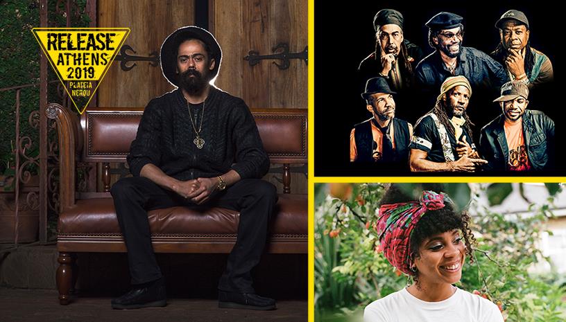 Release Athens 2019/ Damian Jr. Gong Marley, Third World, Hollie Cook