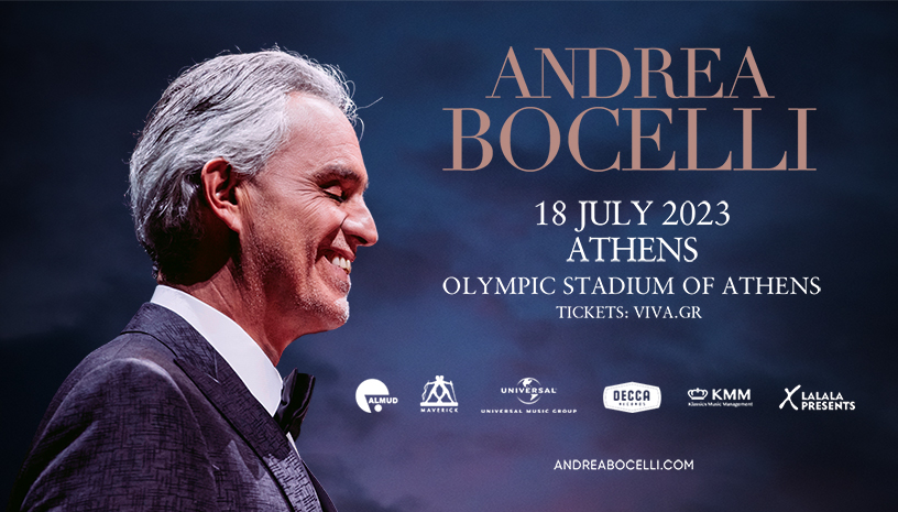 Andrea Bocelli Αθήνα 2023