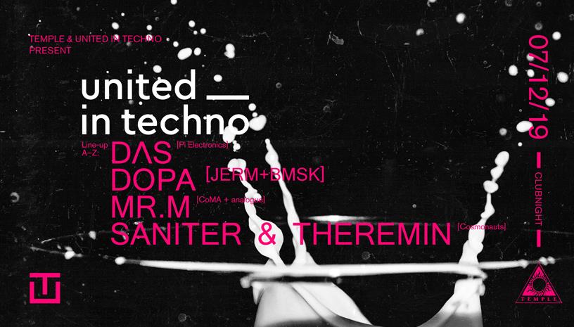United in Techno: Ένα δυνατό πάρτι έρχεται τον Δεκέμβριο