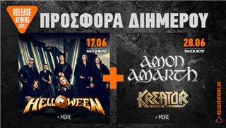 Release Athens 2023: Helloween + Amon Amarth